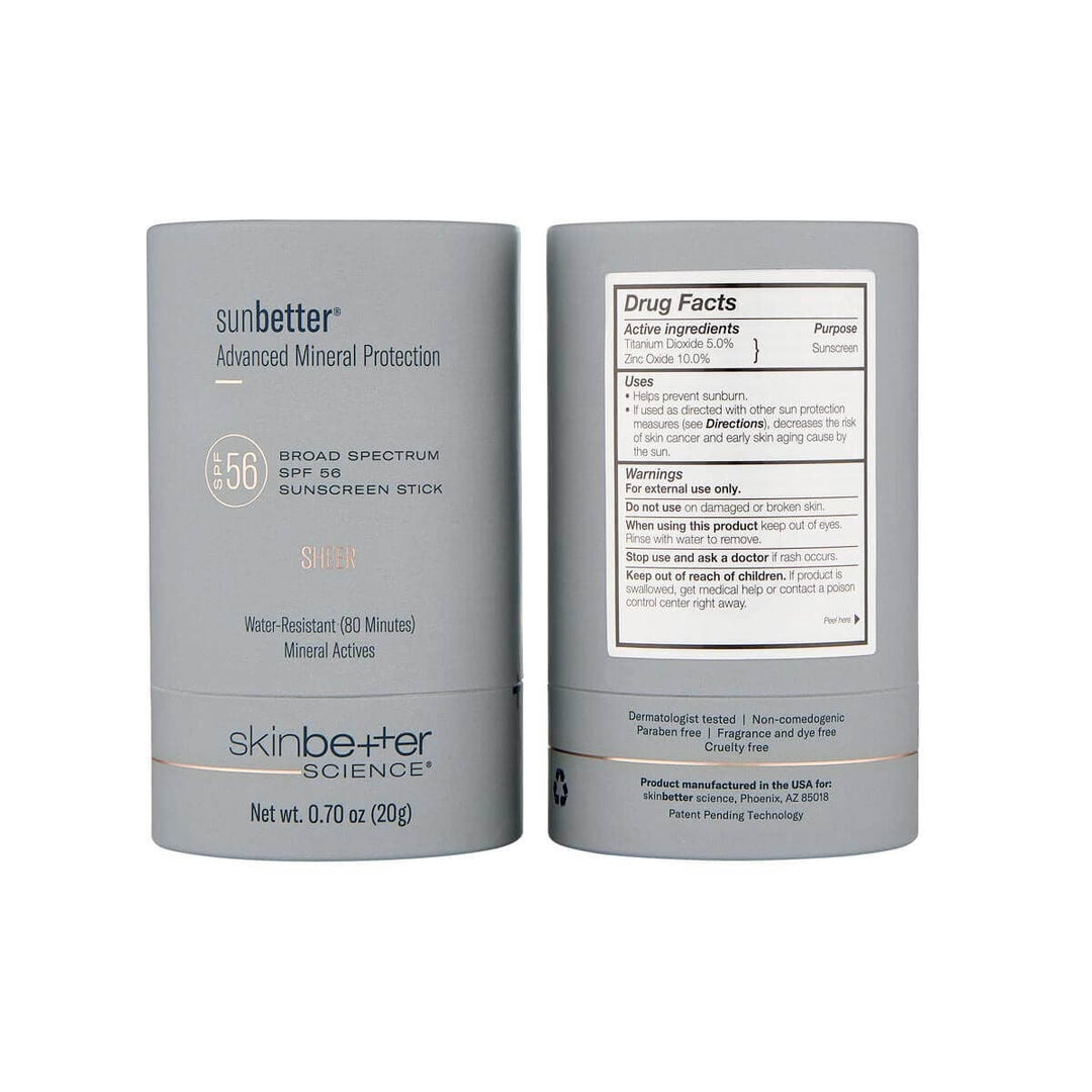 SkinBetter sunbetter SHEER SPF 56 Mineral Sunscreen Stick